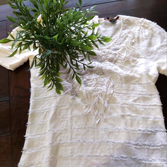 MAISON SCOTCH TOP WITH FRINGE/MADE IN TURKEY 🇹🇷 - Picture 3 of 10